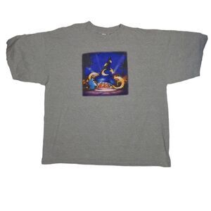 VINTAGE 90s Walt Disney World 100 years of magic Epcot hat gray‎ T-shirt XXL